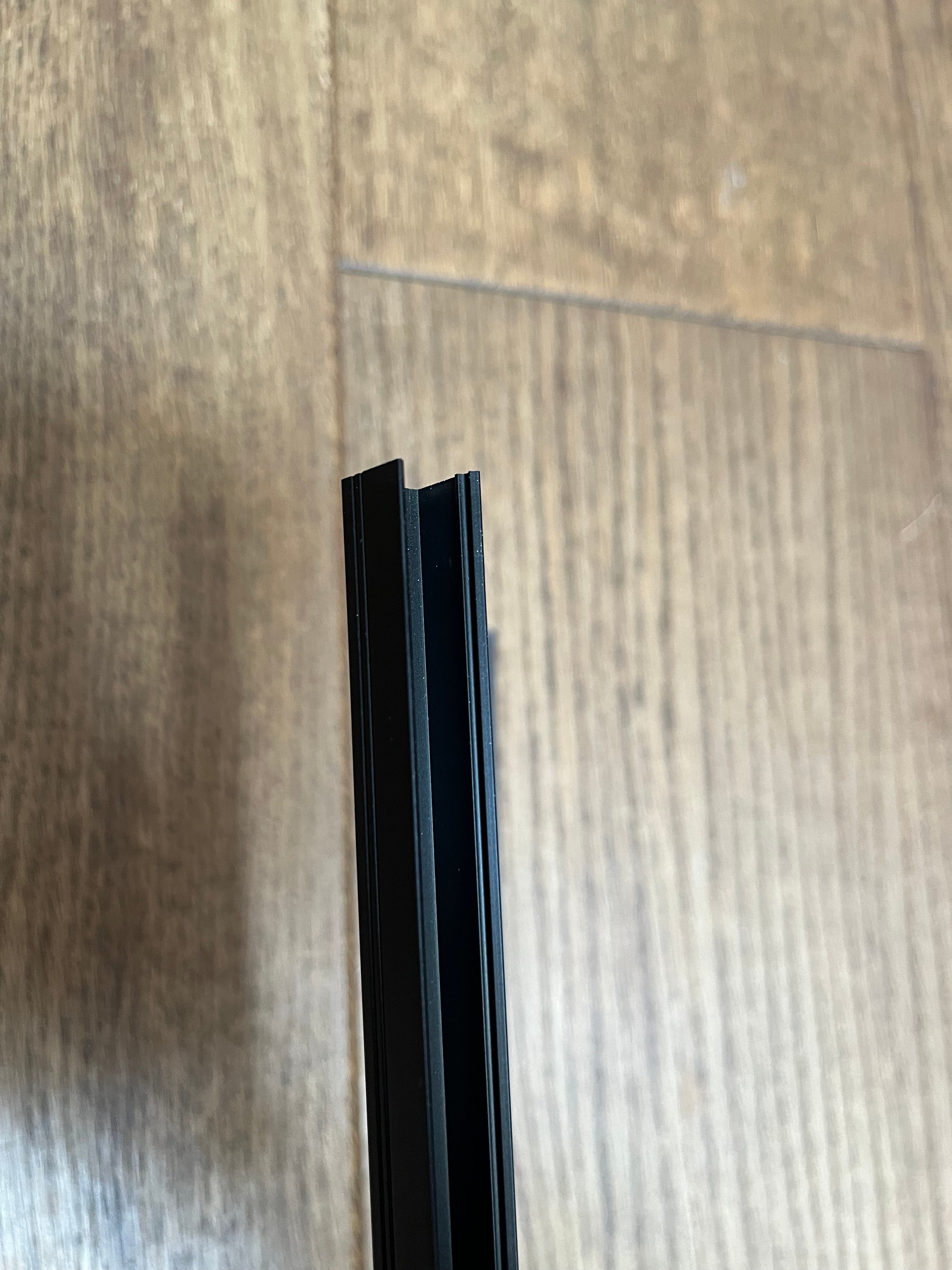 LED-profil till akustikpanel, 12x12 mm