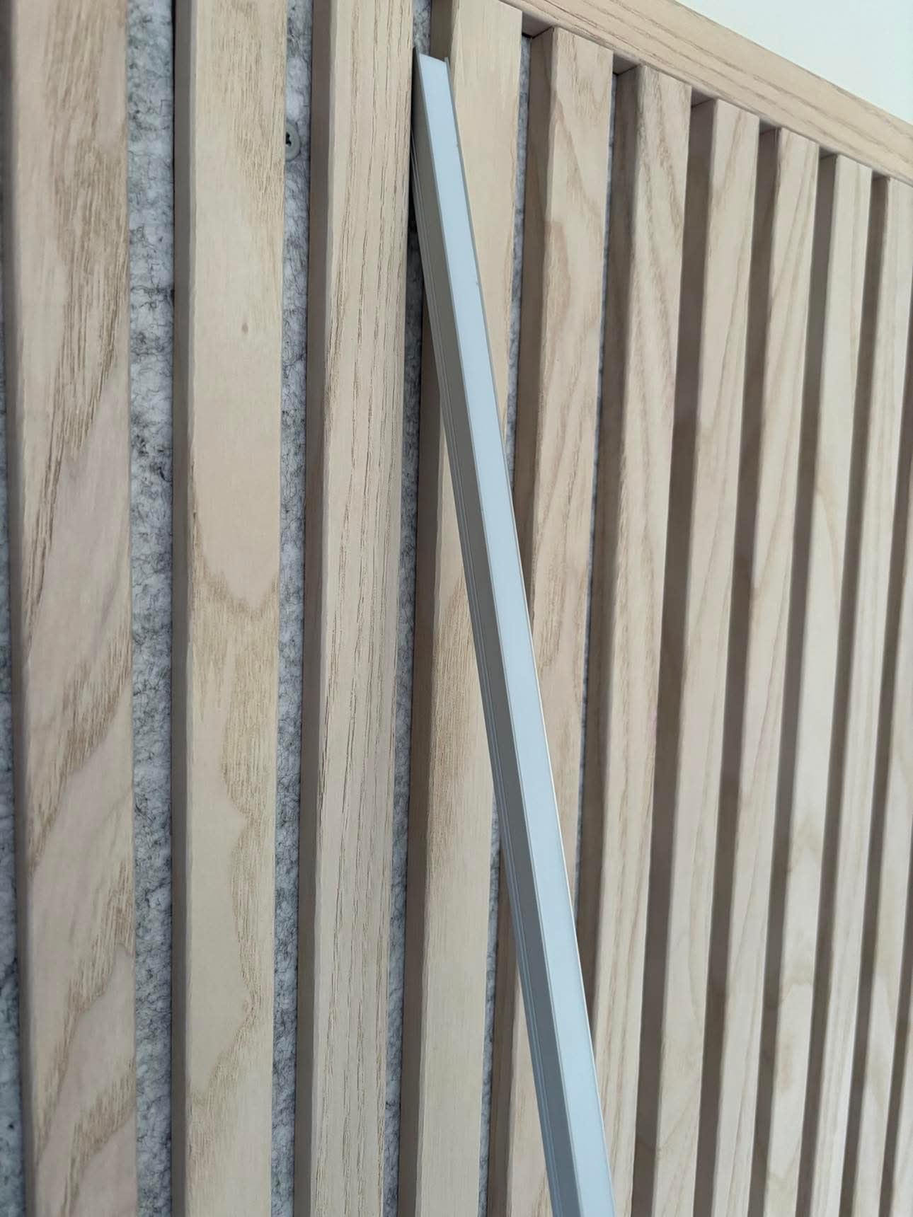 LED-profil till akustikpanel, 12x12 mm