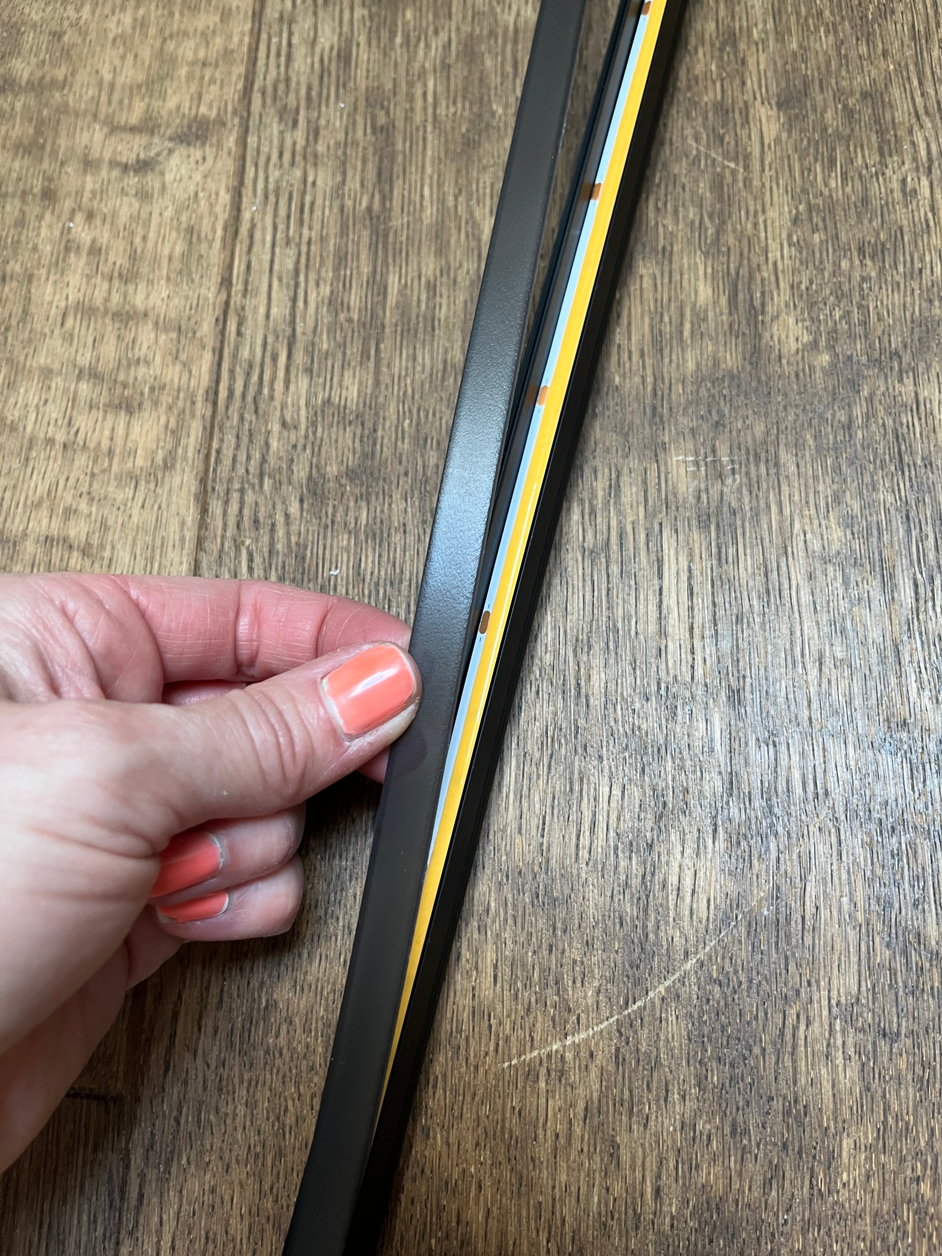 LED-profil till akustikpanel, 12x12 mm