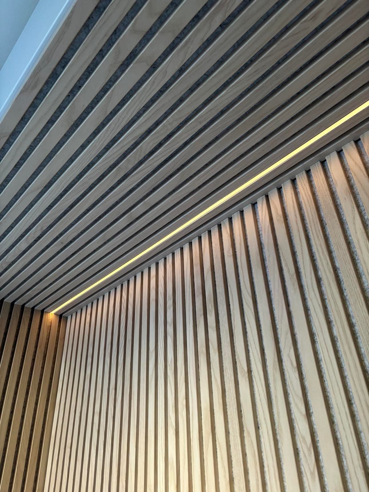 LED-profil till akustikpanel, 12x12 mm