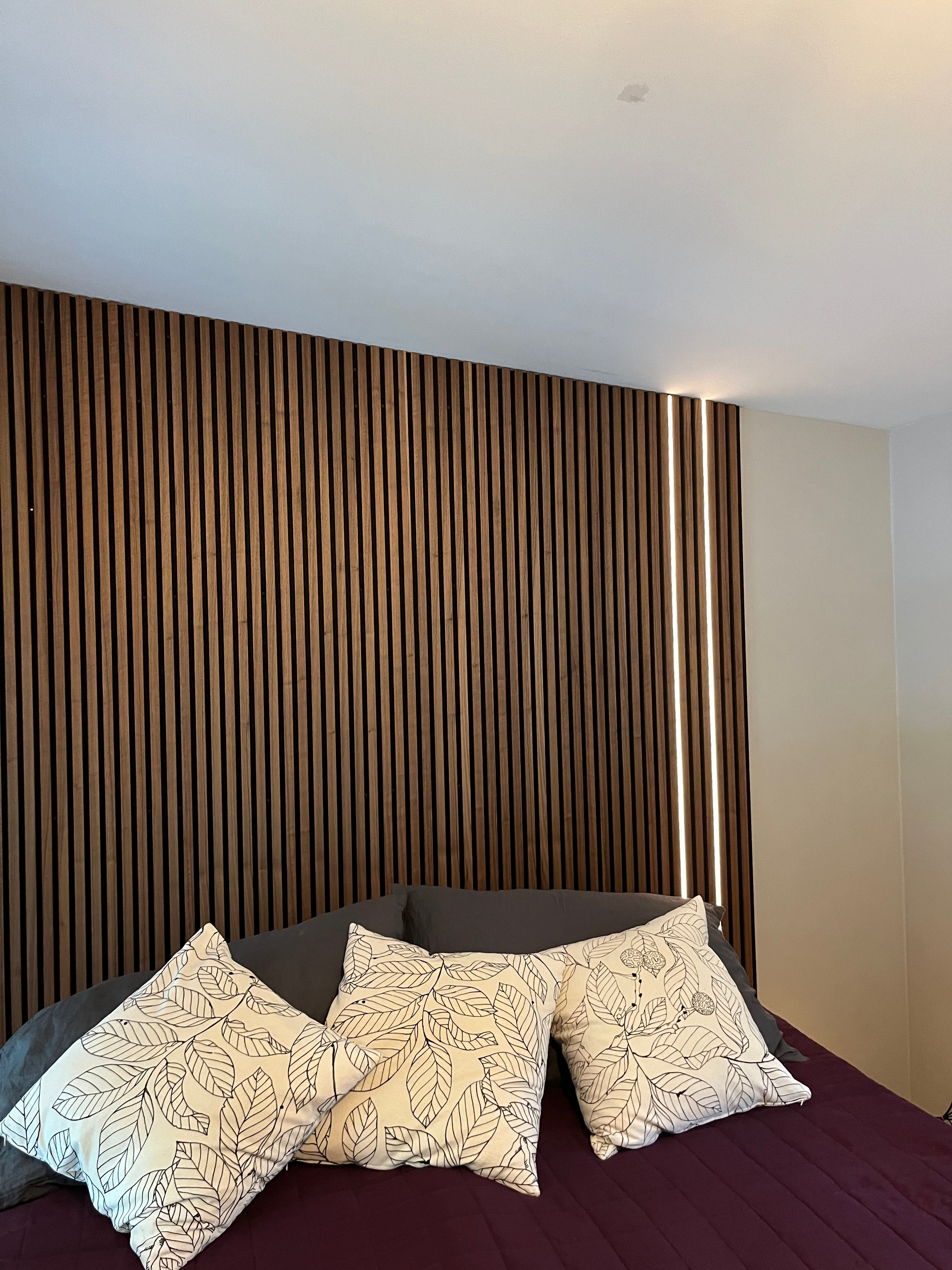 LED-profil till akustikpanel, 12x12 mm