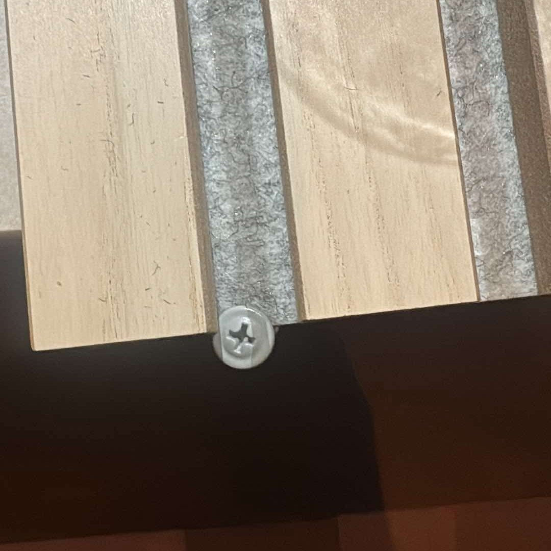 Monteringsskruer, sort, 50 stk, 42x38