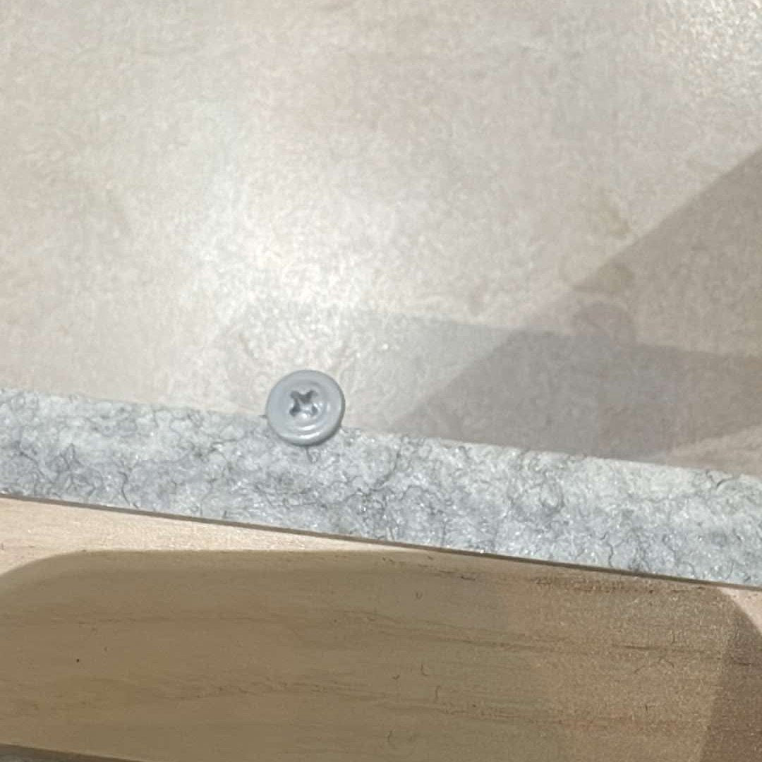 Monteringsskruer, sort, 50 stk, 42x38