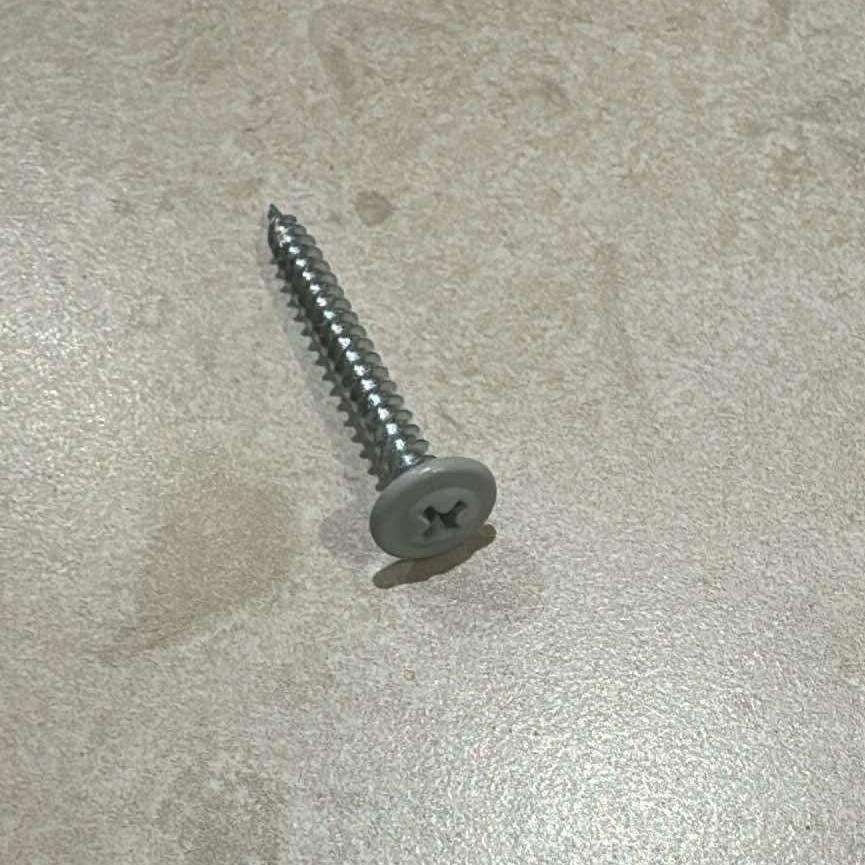 Monteringsskruer, sort, 50 stk, 42x38