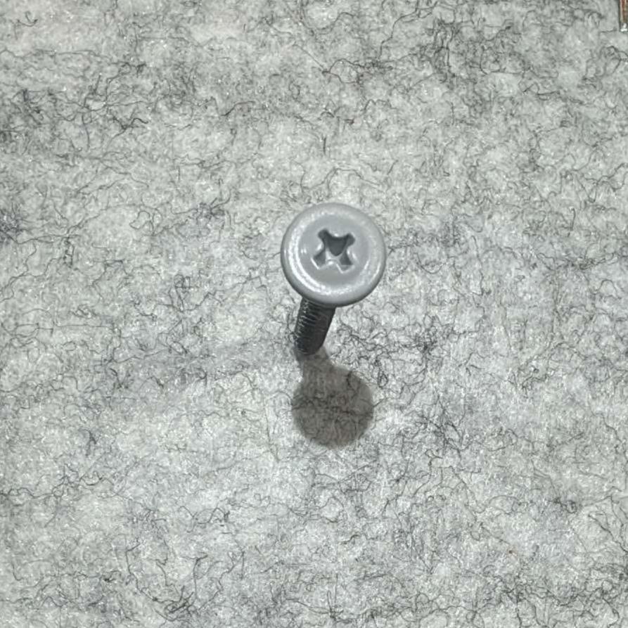 Monteringsskruer, sort, 50 stk, 42x38