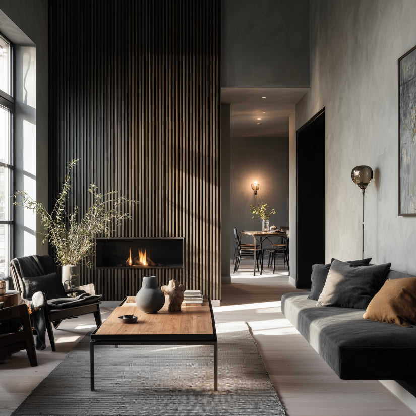 Akustikpanel Valnød - olieret