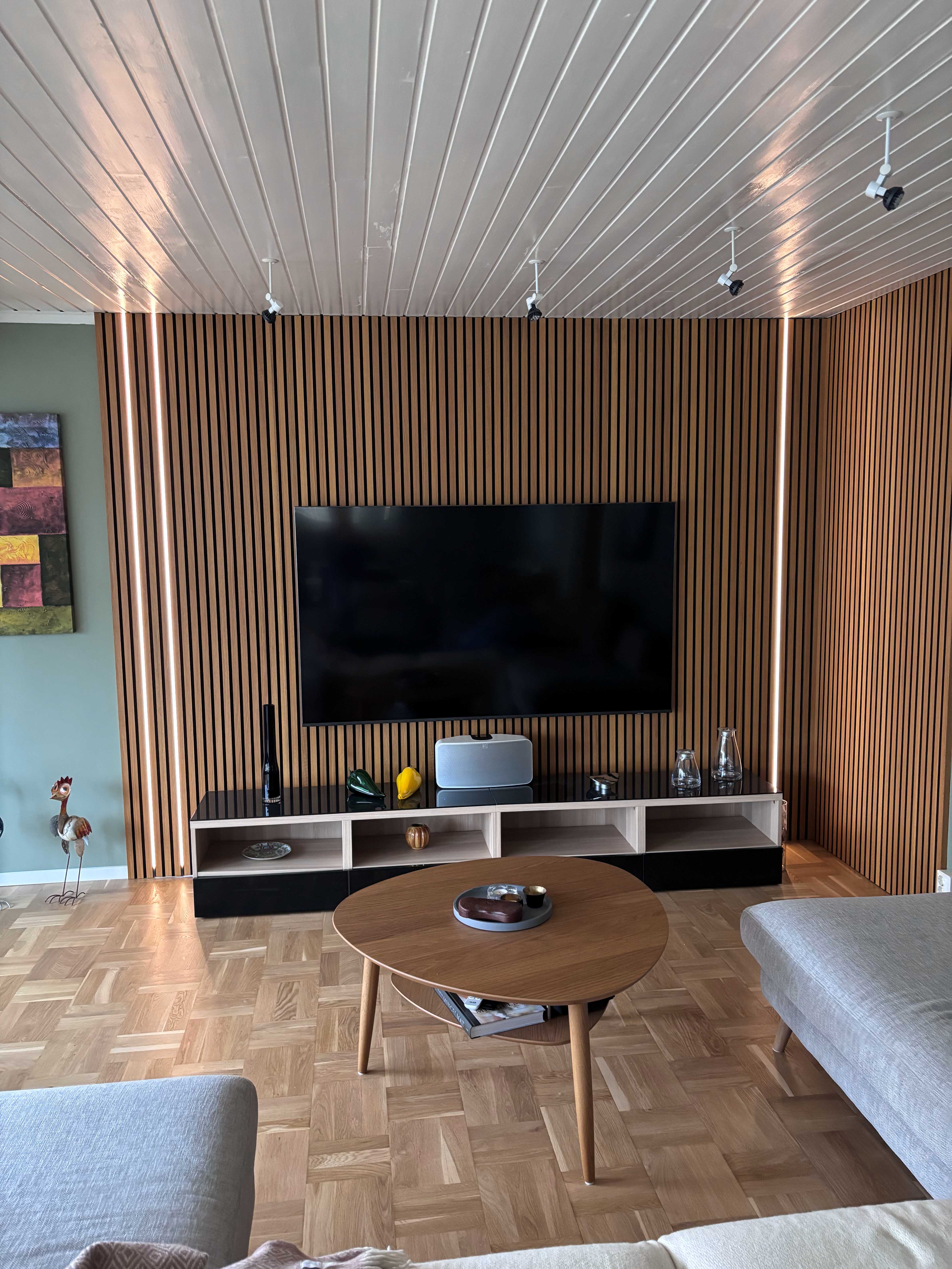 LED-profil till akustikpanel, 12x12 mm