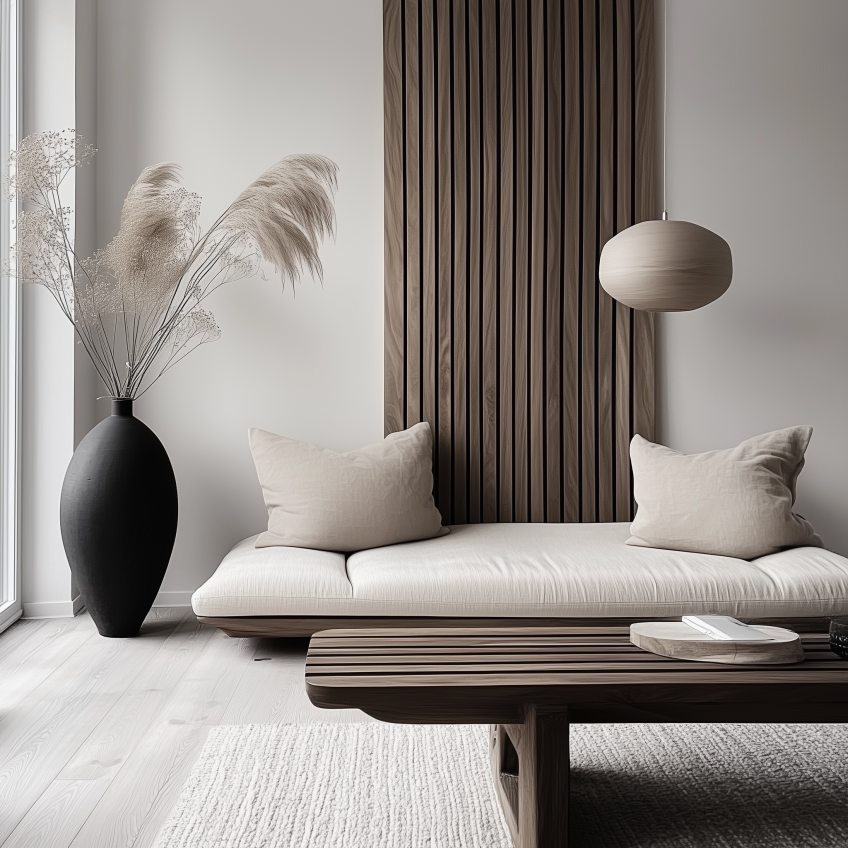 Akustikpanel BRED - Valnöt - NYHET