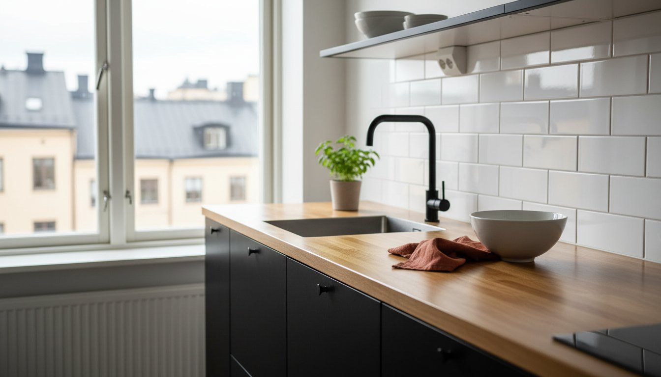 Bänkskiva i ek: En komplett guide till val, installation och skötsel 2026