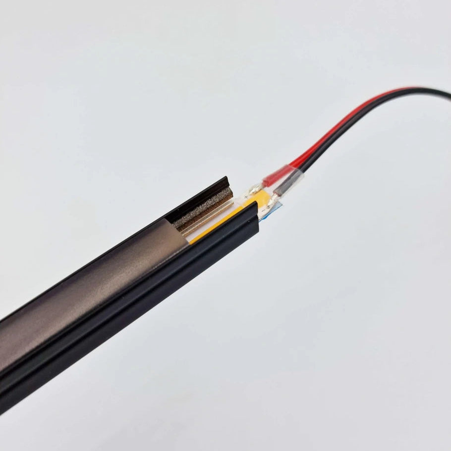 LED-profil till BRED akustikpanel, 10x10 mm