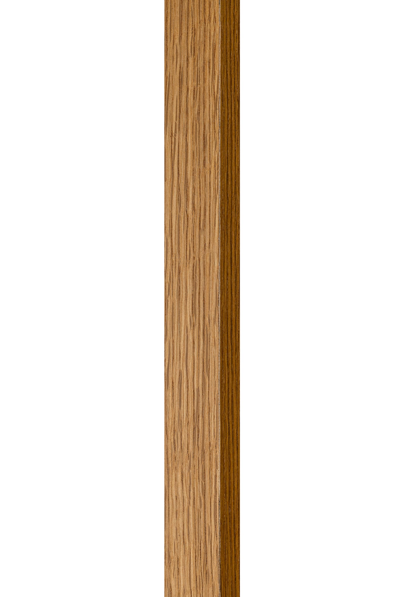Afslutningsliste i træfiner, 270 cm